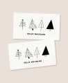 Horizontal sticker for Christmas gifts
