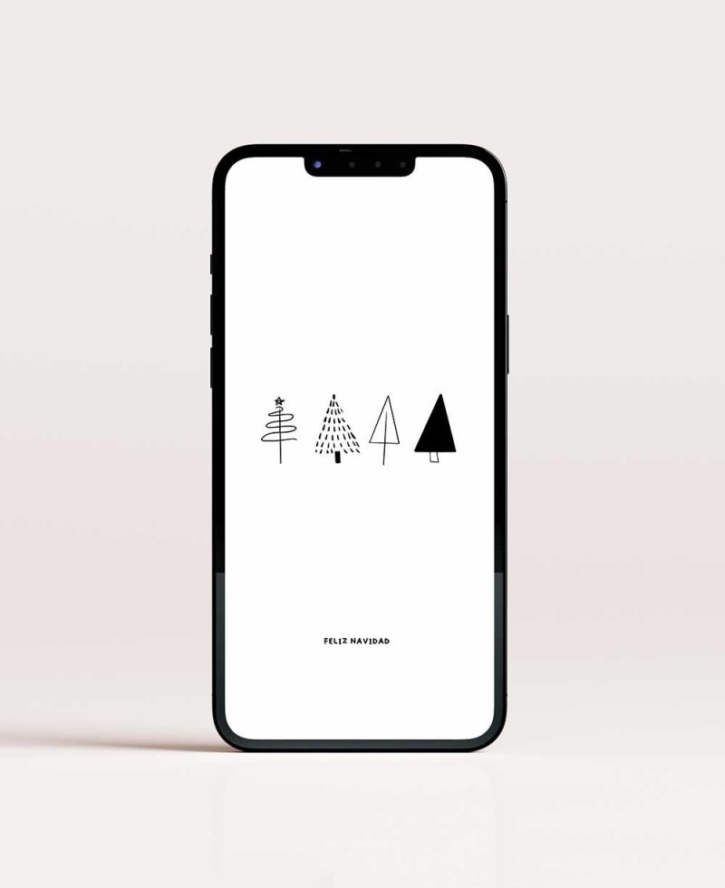 Vœux de Noël numérique minimaliste Vœux de Noël numérique minimaliste