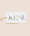 Étiquette rectangulaire pour baptêmes collection d’olives