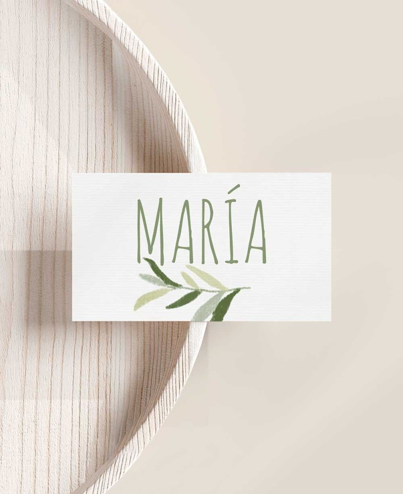 Placeholders for baptism olive collection