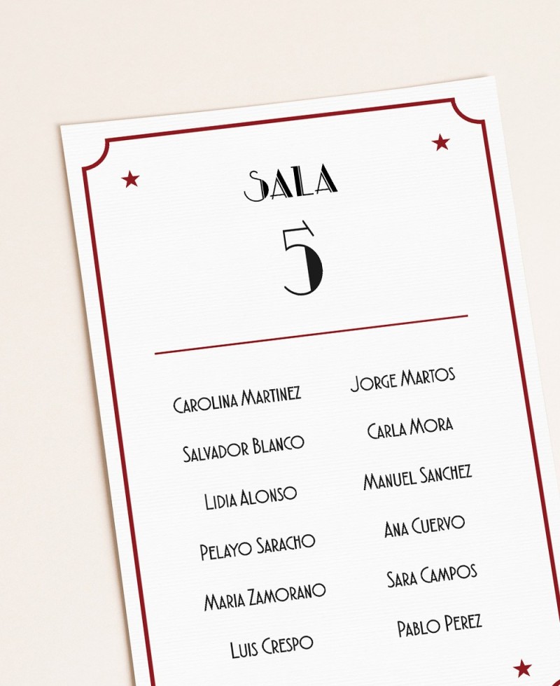Zoom plan de mariage mariage collection sur le thème du cinéma Zoom plan de mariage mariage collection sur le thème du cinéma