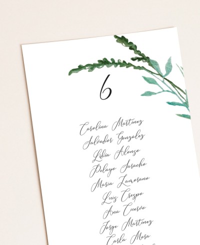 Plano de Mesa de Casamento Zoom Wild Hyacinth