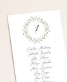 Seating plan for olive weddings