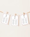 Plan de table pour mariages au cinéma
