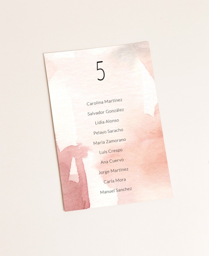 Seating plan for weddings watercolor terracotta Seating plan for weddings watercolor terracotta