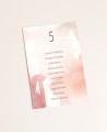 Seating plan for weddings watercolor terracotta