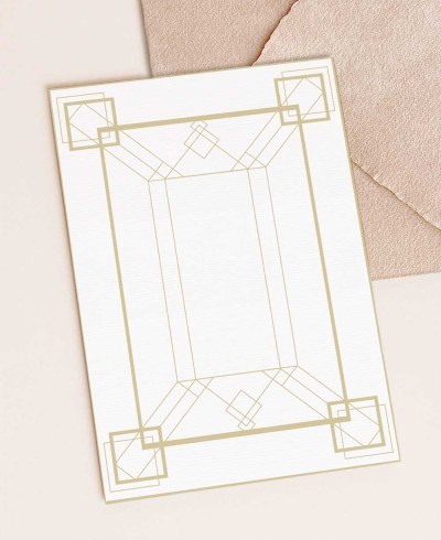 Back 20s birthday invitations
