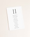 Sitzplan für minimalistische Hochzeiten in Manhattan