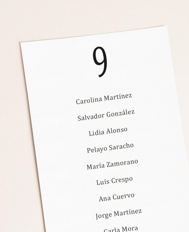 Assentos Plano de casamento minimalista Tóquio Assentos Plano de casamento minimalista Tóquio