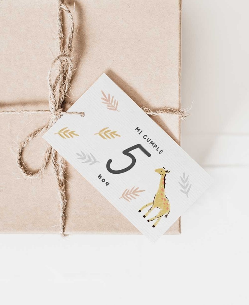 Jungle Birthday Detail Label Jungle Birthday Detail Label