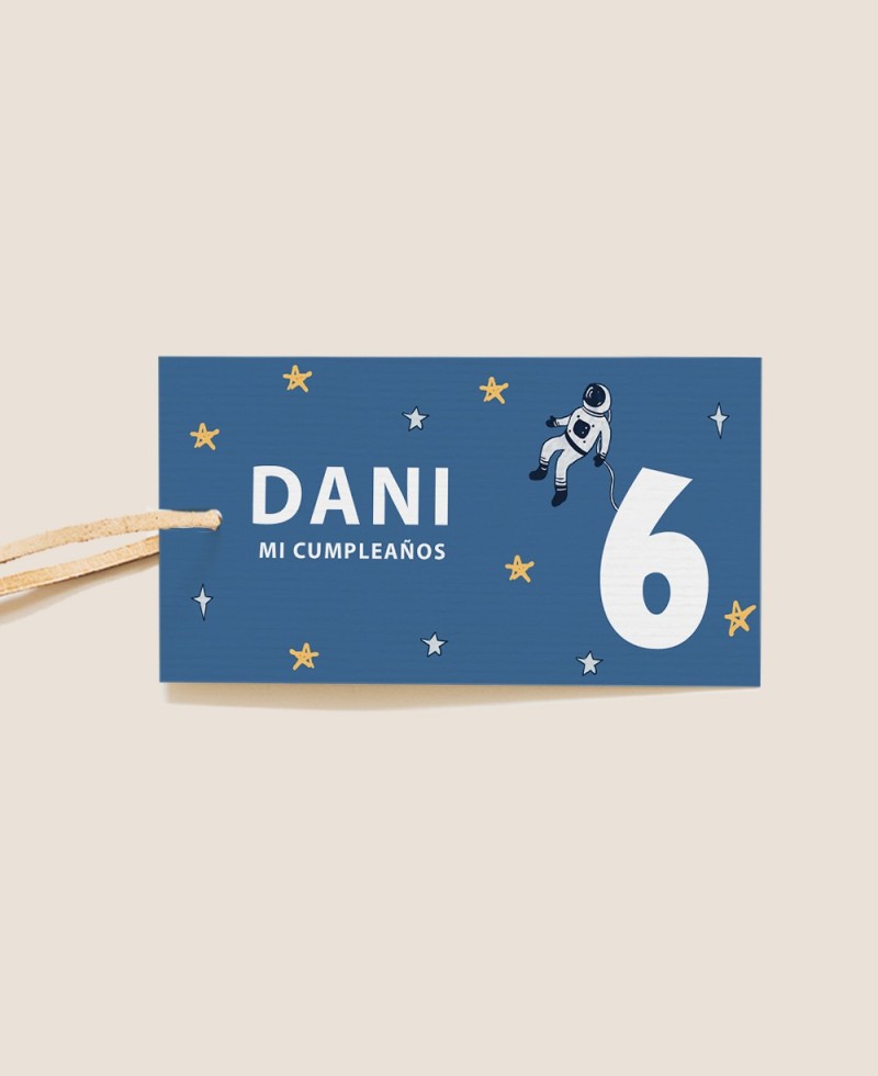 Étiquette rectangulaire pour les étoiles de l’espace d’anniversaire Étiquette rectangulaire pour les étoiles de l’espace d’anniversaire