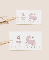 Taglie rettangolare compleanno rosa principessa etichette