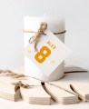 Quadrato Compleanno Basket Etichette