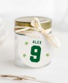 Etichetta circolare per il compleanno del calcio