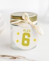 Etichetta circolare per il compleanno del tennis