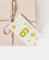 Geburtstag Detail Etikett Tennis