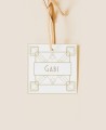Targhetta quadrata per il compleanno del Grande Gatsby