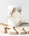 Etichette quadrate di compleanno del grande Gatsby
