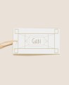 Étiquette d’anniversaire rectangulaire Great Gatsby