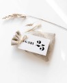 Étiquettes d’anniversaire minimalistes rectangulaires