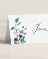 Zoom Eukalyptus und Rosen Tischständer für die Hochzeit