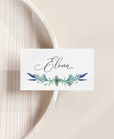 Wilde Hyazinthen Hochzeit Platzhalter