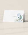 Segnaposto posteriore per ortensie personalizzate