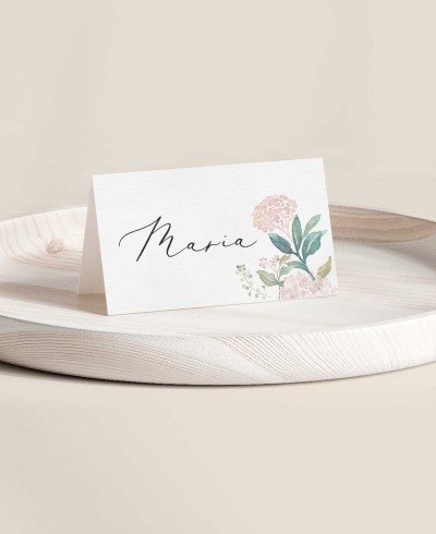Rosa Hortensien-Hochzeitstischständer