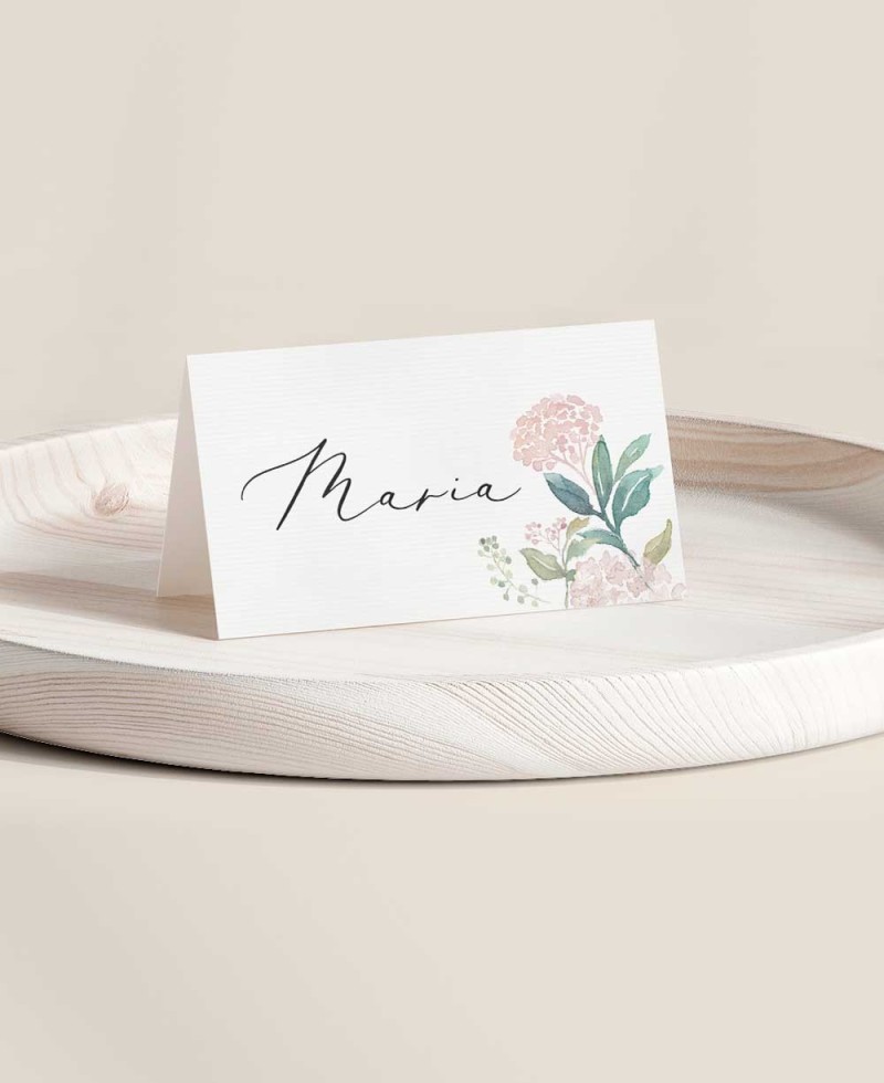 Rosa Hortensien-Hochzeitstischständer