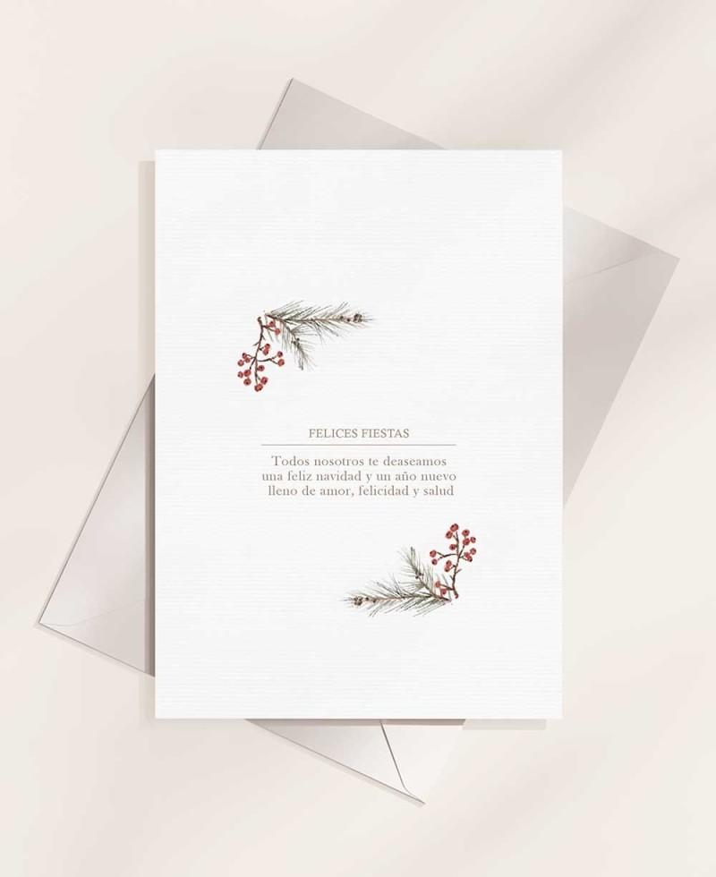 Zurück Weihnachtsgruß Stechpalme Illustration Zurück Weihnachtsgruß Stechpalme Illustration