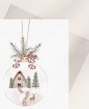 Zoom Classico Auguri di Natale Albero Palla