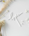 Top View Cake Topper per matrimoni
