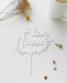 Top View Cake Topper for Weddings