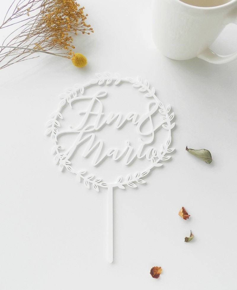 Top View Cake Topper für Hochzeiten Top View Cake Topper für Hochzeiten