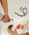Composition de la garniture de gâteau initiale avec gâteau
