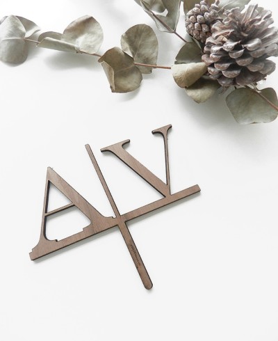 Top View Cake Topper pour les mariages