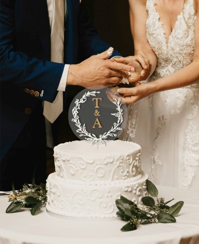 Übersicht Cake Topper Initialen
