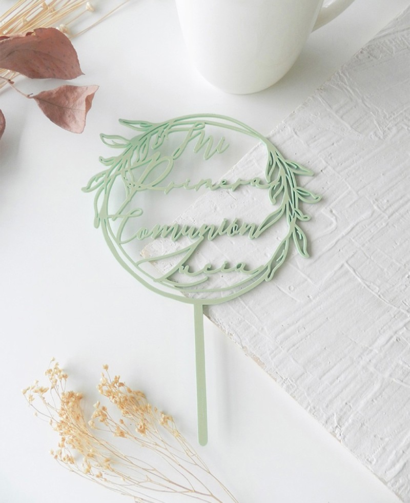 Top view cake topper for communions Top view cake topper for communions