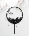 Cake topper vue dessus pour les célébrations