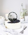 Vista d'insieme cake topper paesaggio montuoso