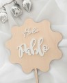Détail de la figurine pour des desserts élégants