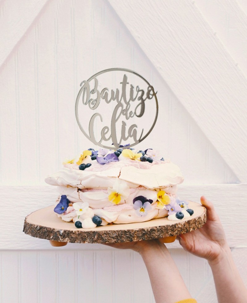 Cake topper per torte battesimali Cake topper per torte battesimali