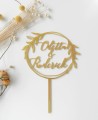 Top View Cake Topper for Weddings
