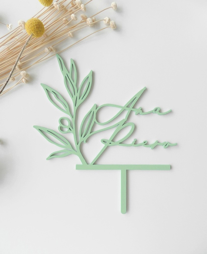 Top View Cake Topper per matrimoni Top View Cake Topper per matrimoni