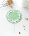 Top View Cake Topper für Hochzeiten