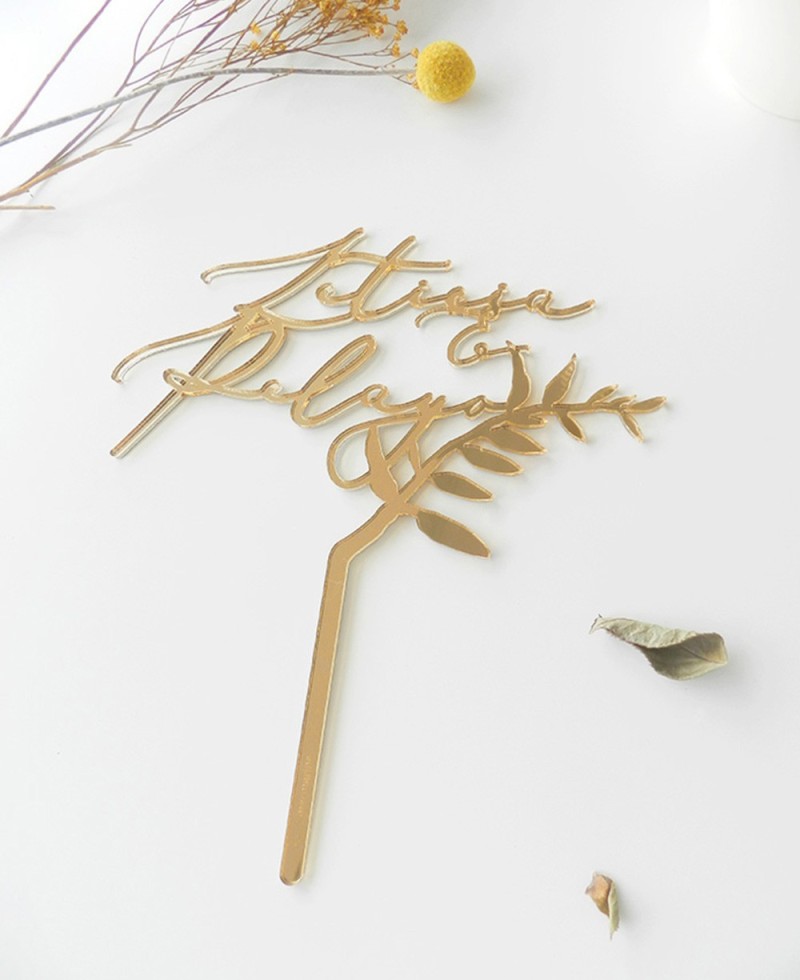 Vue de dessus Cake Topper Mariages Vue de dessus Cake Topper Mariages
