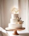 Figurine de nom de bouquet personnalisé pour gâteaux