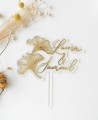Top View Cake Topper für Hochzeiten