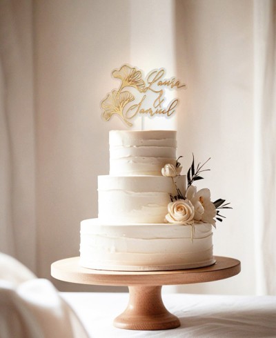 Übersicht Custom Cake Topper mit Namen