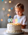 Panoramica Cake Topper Palloncini personalizzati con nome